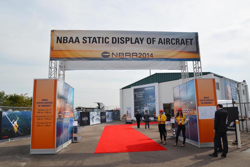 1 NBAA 2014 Static Display Show Entrance.jpg