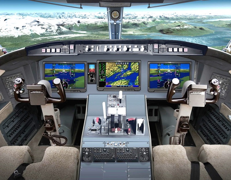 Bombardier 604 cockpit ProLine Fusion.jpg