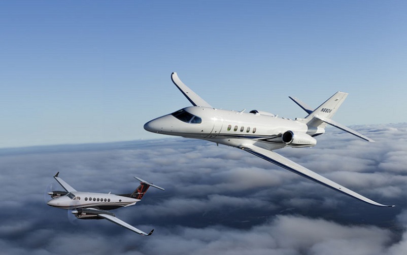 Cessna Citation Latitude Headlining Textron Aviation Display at 2015 EBACE.jpg
