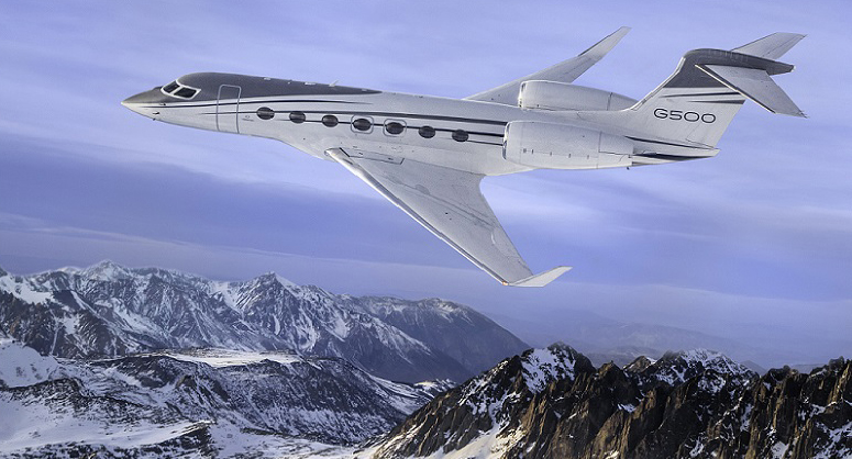 Gulfstream G500 On Final Approach For Type Certification.jpg